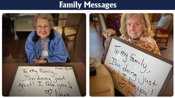 Family White Board Messages 1