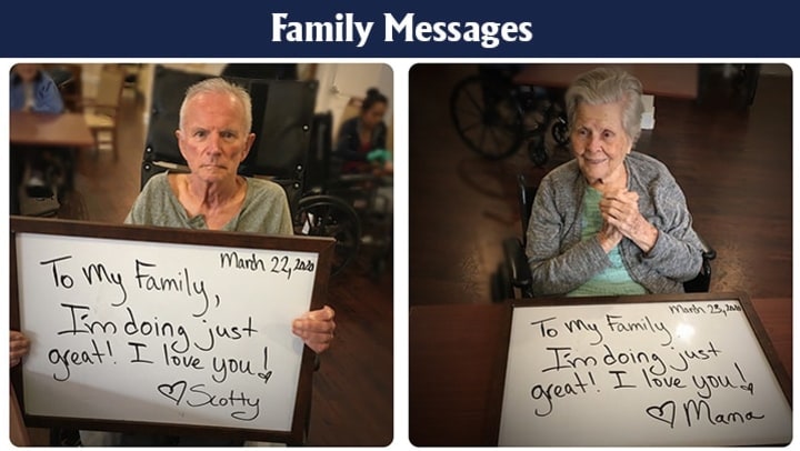 Family White Board Messages 2